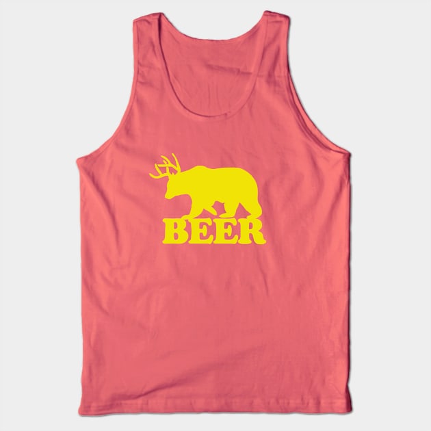 Funny "Beer" Design Tank Top by robotface